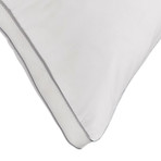 100% Cotton Mesh Gusseted Memory Fiber Pillow (Standard)