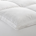 White Goose Down Feather Mattress Topper (Full)