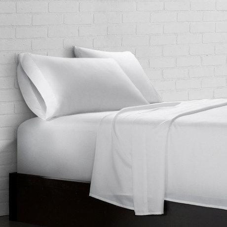 Microfiber Sheet Set // White (Twin)