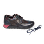 Eldridge Shoes // Blue + Bordeaux (Euro: 41)