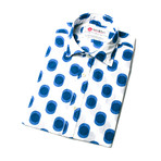 Babble Shirt // Navy + Blue + White (L)
