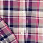 Hips Shirt // Pink + Beige + Navy (XS)