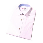 Qluf Shirt // Pale Pink + Blue (XS)