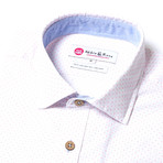Qluf Shirt // Pale Pink + Blue (XS)