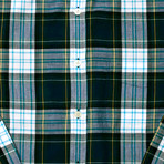 Ratch Shirt // Navy + Green (XL)