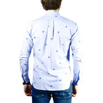 Tcheu Shirt // Blue + Sky Blue (XL)