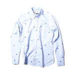 Tcheu Shirt // Blue + Sky Blue (L)