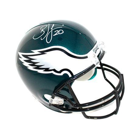 Signed Philadelphia Eagles Helmet // Full Size Replica // Brian Dawkins