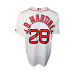 Signed Boston Red Sox Replica Home Jersey // JD Martinez