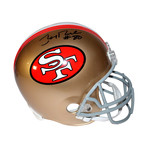Signed Full Size SF 49ers Replica Helmet // Jerry Rice