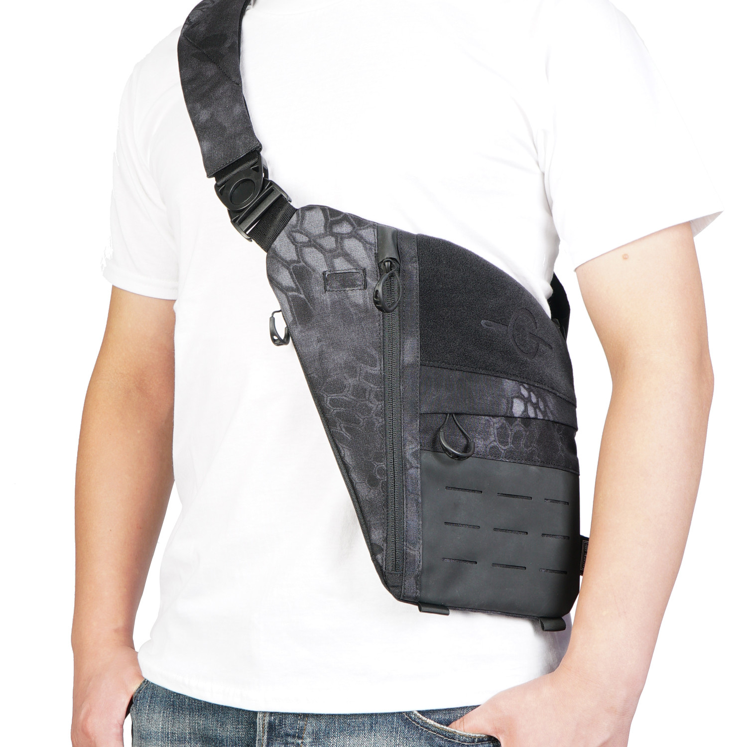 Cache L1 // Stealth Side Bag // Right Shoulder (Black) Tactical_Geek