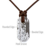 Viking Whetstone Pendant // Knife Sharpening Necklace