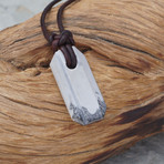 Viking Whetstone Pendant // Knife Sharpening Necklace