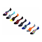 Chanda No Show Socks // 8 Pack // Multicolor
