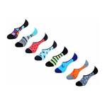 Mohana No Show Socks // 8 Pack // Multicolor