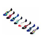 Bandan No Show Socks // 8 Pack // Multicolor