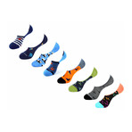 Manot No Show Socks // 8 Pack // Multicolor