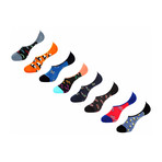 Noga No Show Socks // 8 Pack // Multicolor