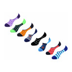 Jewell No Show Socks // 8 Pack // Multicolor