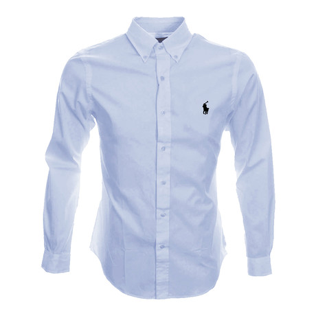 Custom-Fit Oxford Shirt // Light Blue (S)