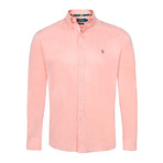 Custom-Fit Oxford Dress Shirt // Peach (M)