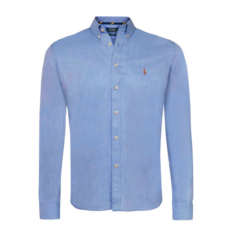 Custom-Fit Oxford Dress Shirt // BSR Blue (L) - Tagelite PERMANENT ...