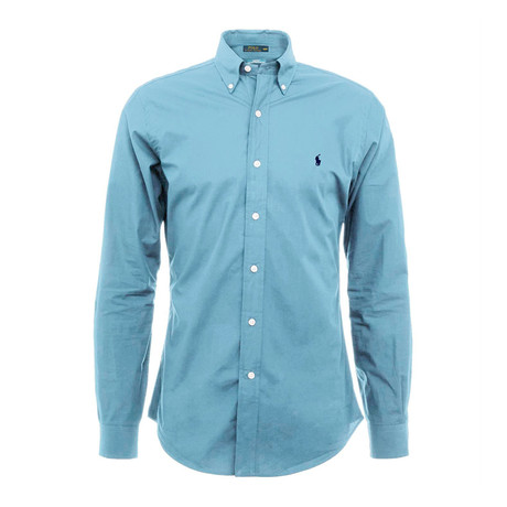 Slim-Fit Classic Shirt // Blue (S)
