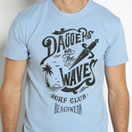 Dagger on the Waves T-Shirt // Sky Blue (Euro: 52)