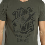 Dagger on the Waves T-Shirt // Green (Euro: 52)