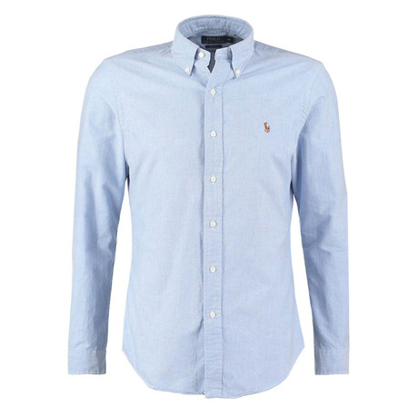 Custom-Fit Oxford Dress Shirt // Blue (S)