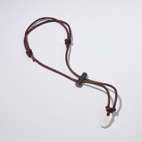 Bushcraft™ // Fire Starter Leather Necklace