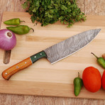 Damascus Kitchen Knife // 9769