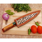 Damascus Kitchen Knife // 9769