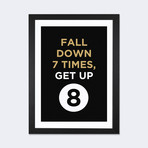Fall Down, Get Up // GraphINC (24"W x 16"H x 1"D)