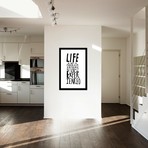 Life Soren Print // Leah Flores (24"W x 16"H x 1"D)