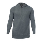 Westend Hooded Quarter Zip Pullover // Charcoal (XS)