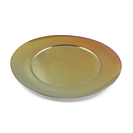 OVAL PLATE CHARGER // RAINBOW