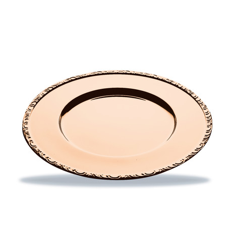 ROUND PLATE CHARGER // ROSE GOLD