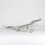 Crocodile Sculpture // Chrome