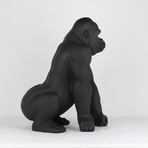 Gorilla Sculpture // Matte Black