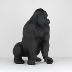 Gorilla Sculpture // Matte Black