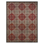 Verona // Retro Vinyl Floorcloth (2'10.5"L x 4'2"W)