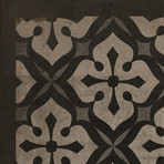 Pummice Stone // Retro Vinyl Floorcloth (2'10.5"L x 4'2"W)