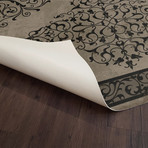 The White Whale // Retro Vinyl Floorcloth (2'10.5"L x 4'2"W)