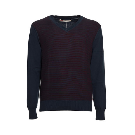 Stripes Sweater // Blue Bordeaux (S)