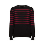 Striped Sweater // Black Bordeaux (L)