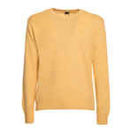 Round Neck Knitwear // Yellow (XL)