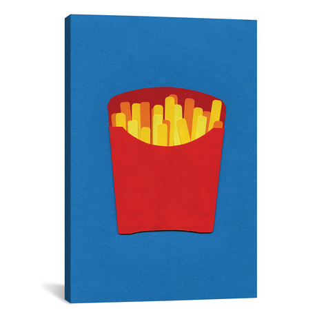 French Fries In Carton // Rosi Feist (26"W x 18"H x 0.75"D)