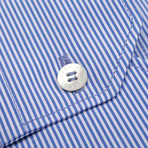 Kipling Woven Shirt // Blue (Euro: 43)
