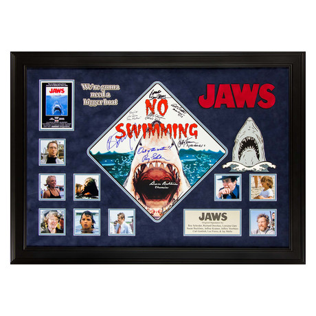 Signed No Swimming Sign // Jaws